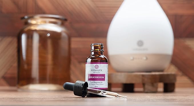 Vitality Extracts Helichrysum Essential Oil - 30ml, Helichrysum Gymnocephalum, Aromatherapy, Skin Care, Happy, Stress Relief, Aches Relief-Velvo Beauty
