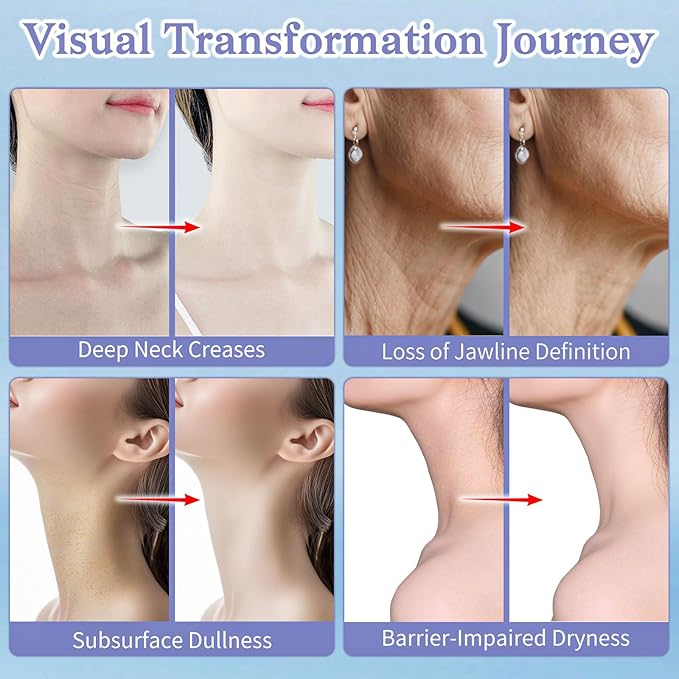 Neck Creams for Tightening and Firming - Anti Wrinkle & Treatment with Retinol Peptides, Ceramide - Overnight Moisturizer for All Skin Types - Sensitive Safe-Velvo Beauty