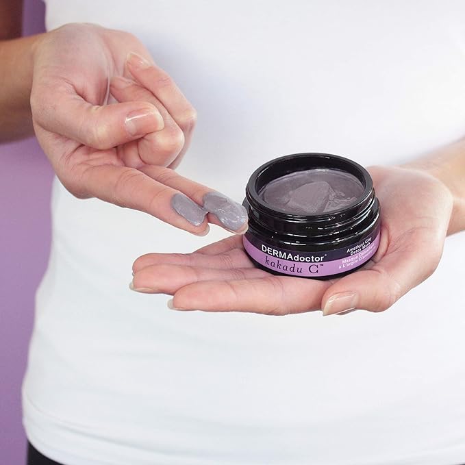 DERMAdoctor Kakadu C Amethyst Clay Detox Mask - 1.69 oz-Velvo Beauty