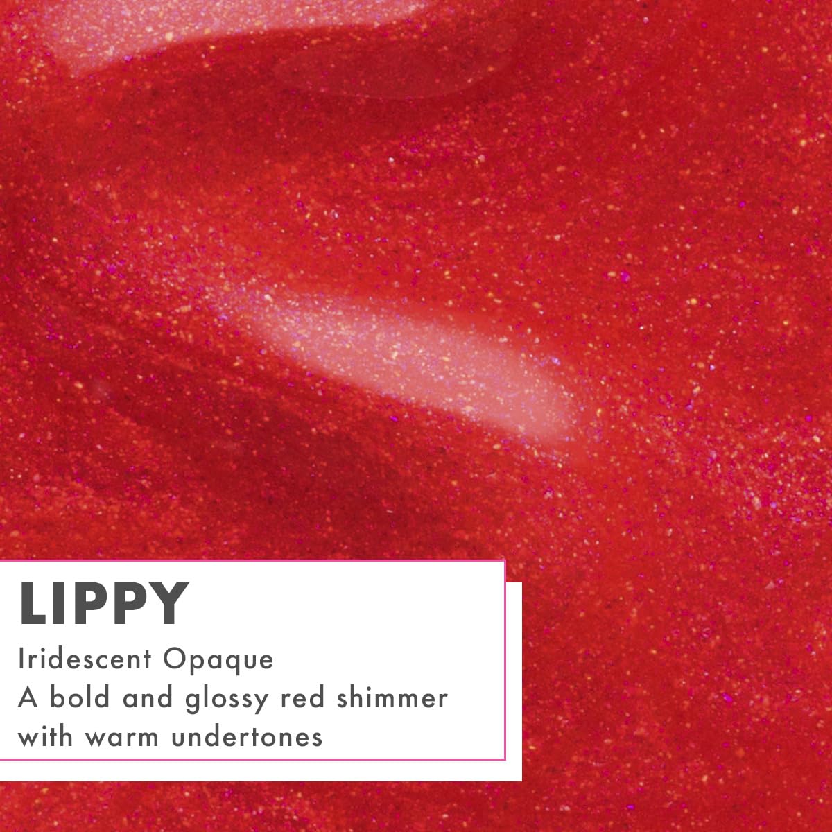 Olive & June Quick Dry Nail Polish | Instant, Fast-Drying, Smudgeproof Color | 15-free, Vegan, Cruelty-Free Formula | Lasts up to 5 Days | Salon-Quality Manicure at Home | Lippy | Shimmering Red-Velvo Beauty