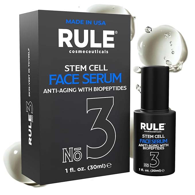 No.3 - Facial Serum with Biopeptides & Apple Stem Cells, Face Serums for Anti Aging, Peptide Serum as Skin Toner and Dark Spot Remover for Face, 30 mL-Velvo Beauty