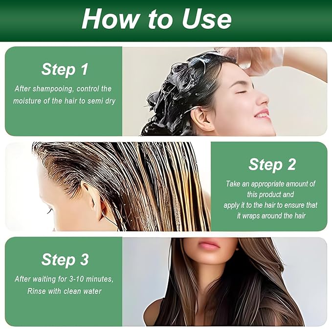 Hair Mask Deep Treatment Conditioner Collagen Protein Argan Oil Biotin Repair For Dry Damaged Frizzy Curly All Hair Types(16.9 Fl Oz/500ml) (keratin)-Velvo Beauty