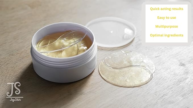 JoySkin Under Eye Patches - 60 Pieces/30 Pairs - Highly Moisturizing - Anti-Wrinkle and Anti-Puffiness - Multiuse - Dark Circle Remover - For All Skin Types, 1.0 Count-Velvo Beauty