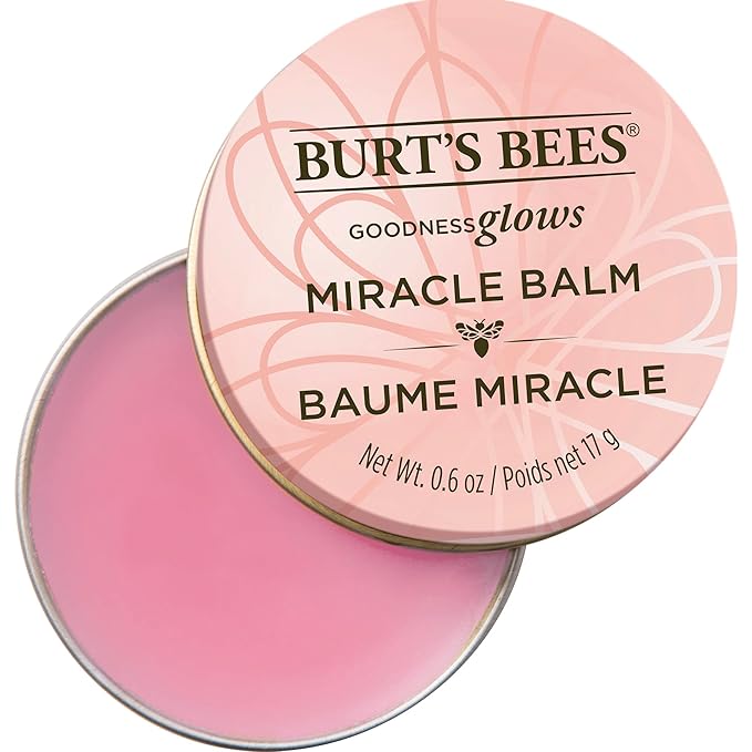 Burt's Bees 100% Natural Origin Goodness Glows Miracle Balm, Hydrates and Softens Dry Skin From Head To Toe, 0.6 Ounce Tin-Velvo Beauty