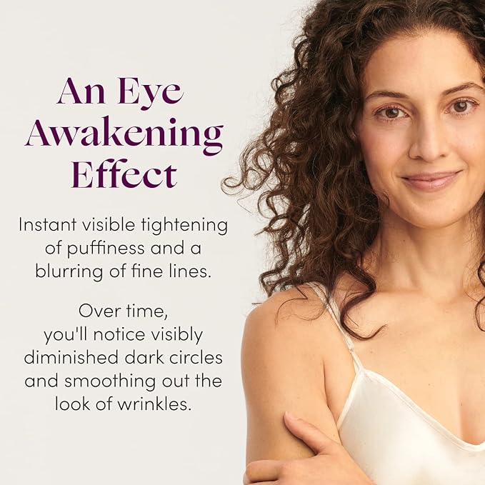 Womaness Eye Opener - Anti Aging, Hydrating, & Moisturizing Under Eye Cream for Dark Circles and Puffiness - With Hyaluronic Acid, Bakuchiol Retinol Alternative, & Firming Red Algae Extract – 15ml-Velvo Beauty