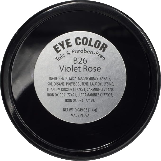 Violet Pink Rose Matte Pressed Powder Single Vegan Eyeshadow; Talc, Paraben & Cruelty Free-Velvo Beauty