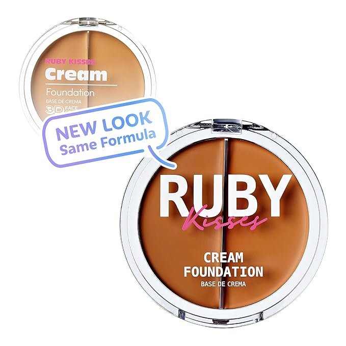 Ruby Kisses 3D Face Creator Cream Foundation & Concealer, 12 Hours Long Lasting, Medium to Full Coverage, Non-Greasy, Ideal for Makeup & Contour Palette (Level 9)-Velvo Beauty