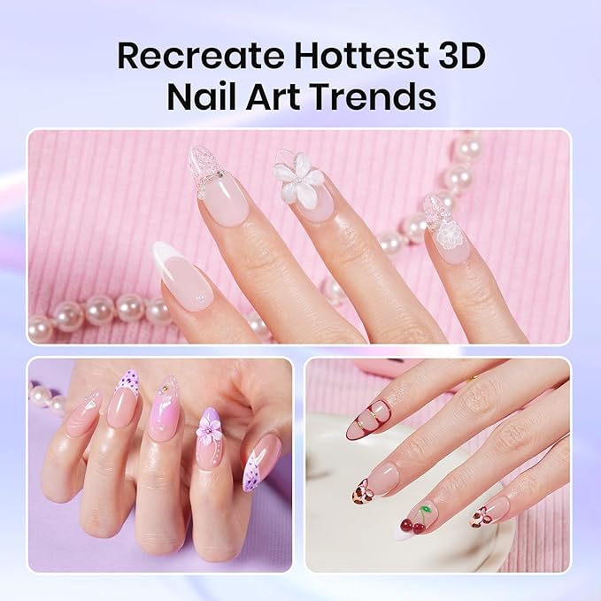 Beetles 5PCS Nail Art Dotting Tools Nail Art Sculpture Pen, Dual-Head Resin Nail Art Tools, Carving Drawing Tool, Silicone Brushes Set Pottery Clay Sculpting Tools Modeling Painting Tool DIY Art-Velvo Beauty