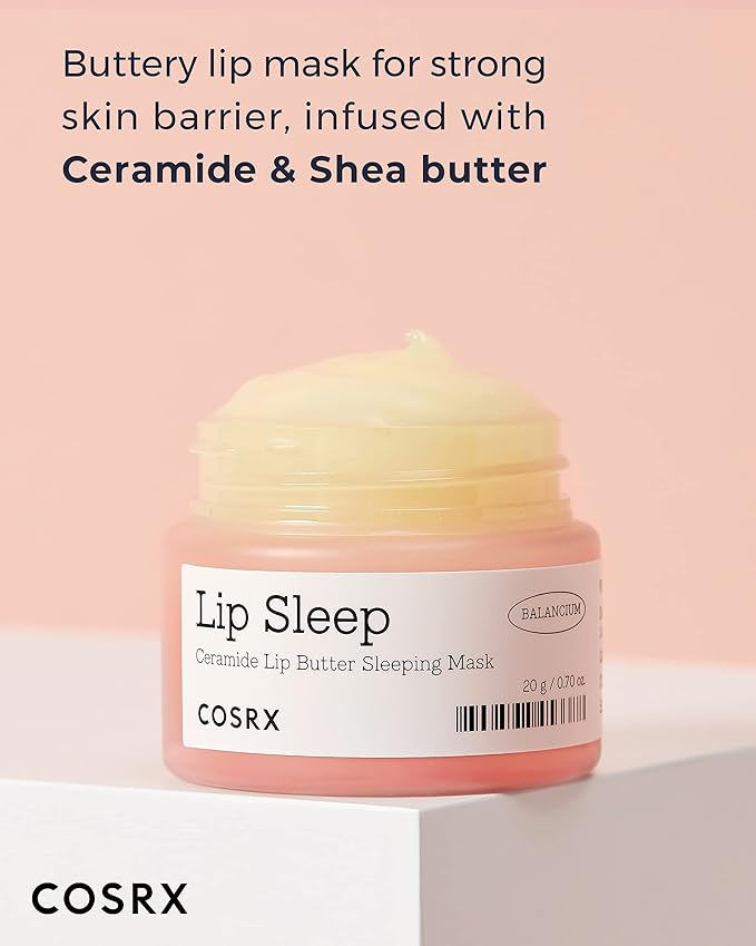 COSRX Lip Care Balm for Dry Chapped Lips, Enriched with Shea Butter, Sleeping Mask, Korean Skincare, Animal Testing-Free, Artificial Fragrance-Free, Parabens-Free (Lip Butter)-Velvo Beauty