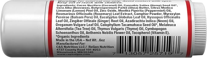 H Stop Lip Balm with Shea Butter, Peppermint Oil, Tea Tree, Lemon Balm, Zinc, Coconut and More for Clear and Healthy Skin Care, Discreet Blister Support Moisturizer, 0.5 oz-Velvo Beauty