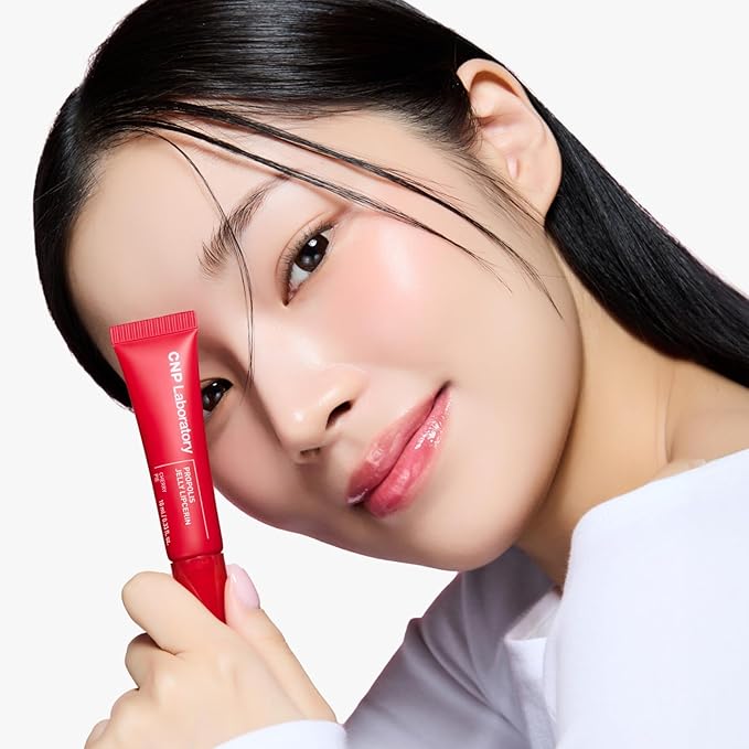 CNP Propolis Jelly Tinted Lipcerin™ - 04 Cherry Pie, Hydrating Lip Balm & Gloss with Manuka Honey + Hyaluronic Acid, Korean Skincare, 0.3 fl.oz.-Velvo Beauty