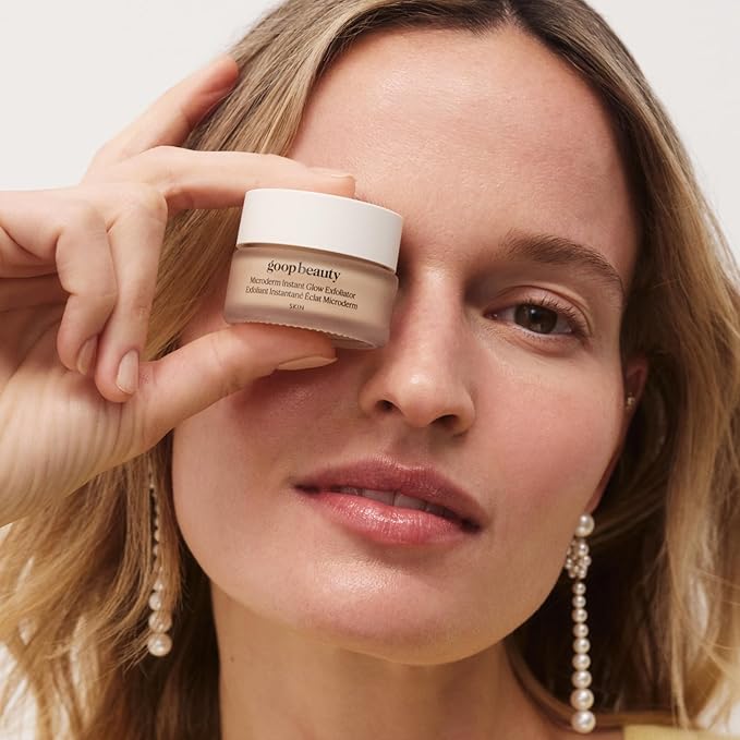 goop Beauty Microderm Exfoliator | Microdermabrasion Scrub to Smooth Textured Skin | Physical & Chemical Exfoliant | Micro-Exfoliating Minerals & Glycolic Acid | 0.5 fl oz-Velvo Beauty