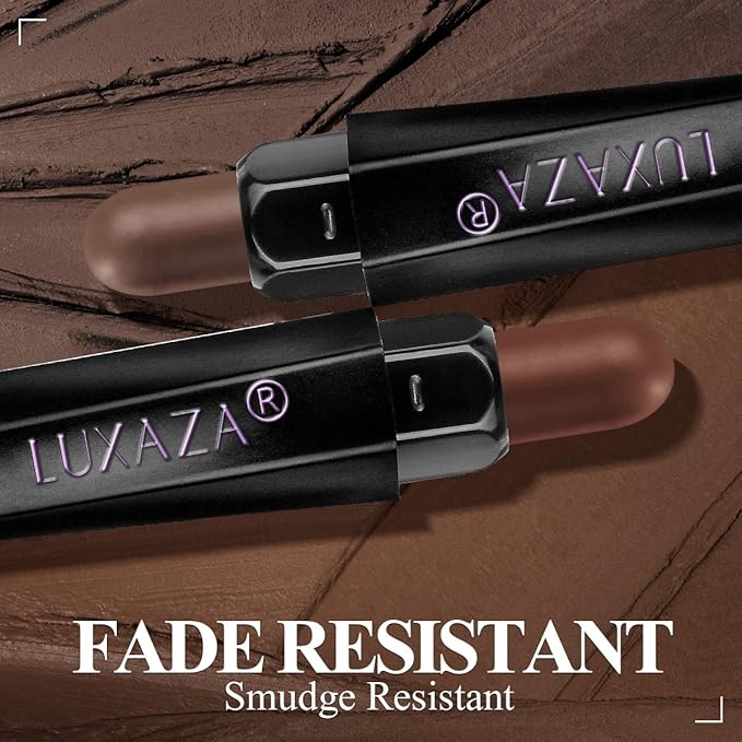 Neutral Eyeshadow Stick Makeup 6PCS Set, Dark Grey Shimmer Matte Cream Eye Shadow for Smoky Eye Brightener Pencil Crayon - A3 Smoky Rose Taupe-Velvo Beauty