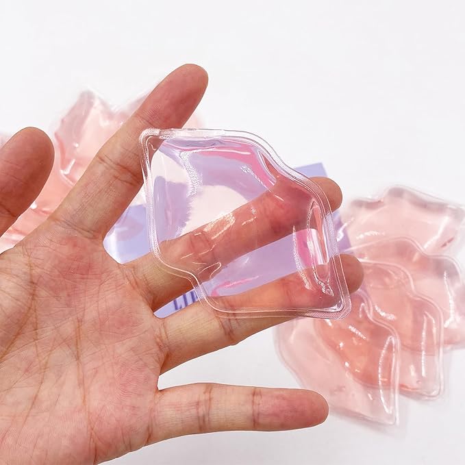 Lip Ice Pack for Cosmetic (10 PCS)，Ice Pack After lip ice treatment, reusable ice pack lip shape ice pack to relieve pain and relax lips, anti-aging lip care ice pack to reduce lip swelling-Velvo Beauty
