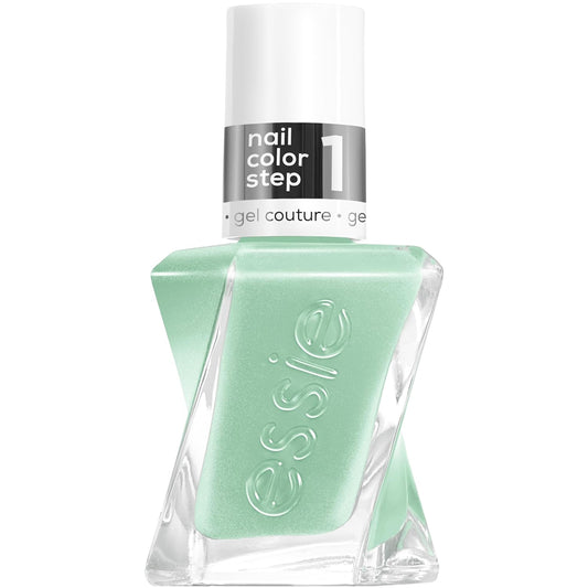 essie gel couture, Long-Lasting Nail Polish, Vegan, Be Dazzled, Green, Bling It, 0.46 fl oz-Velvo Beauty