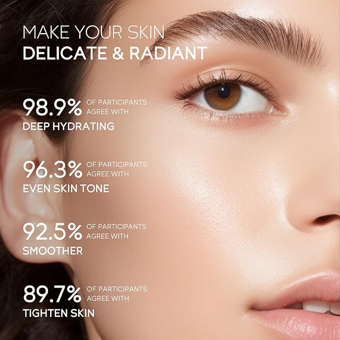 Skin Care, Skin Care Set, Skin Care Kit with Cleanser, Toner, Serum, Eye Cream, Face Cream for Women Teen Girls Mom Daughter Women Beauty Gift Sets 5pcs (Large Capacity Version)-Velvo Beauty