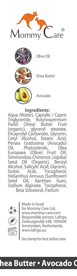 Stretch Mark Remover For Pregnancy, Anti Striae - Anti Stretch Marks, All Natural Organic Maternity Stretch Mark Prevention Lotion With Laminaria seaweed, Shea Butter Avocado and Olive Oil 3.38 fl oz-Velvo Beauty