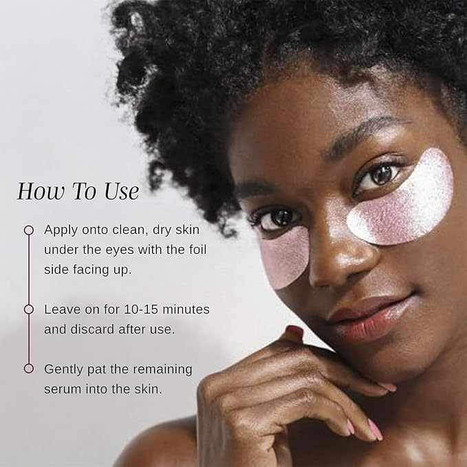 Wander Beauty Baggage Claim - Rose Gold & Gold Foil Under Eye Patches For Dark Circles and Puffiness - Under Eye Mask Depuffs & Firms - Brightening Eye Mask for Under Eye Bags (2 Pack)-Velvo Beauty