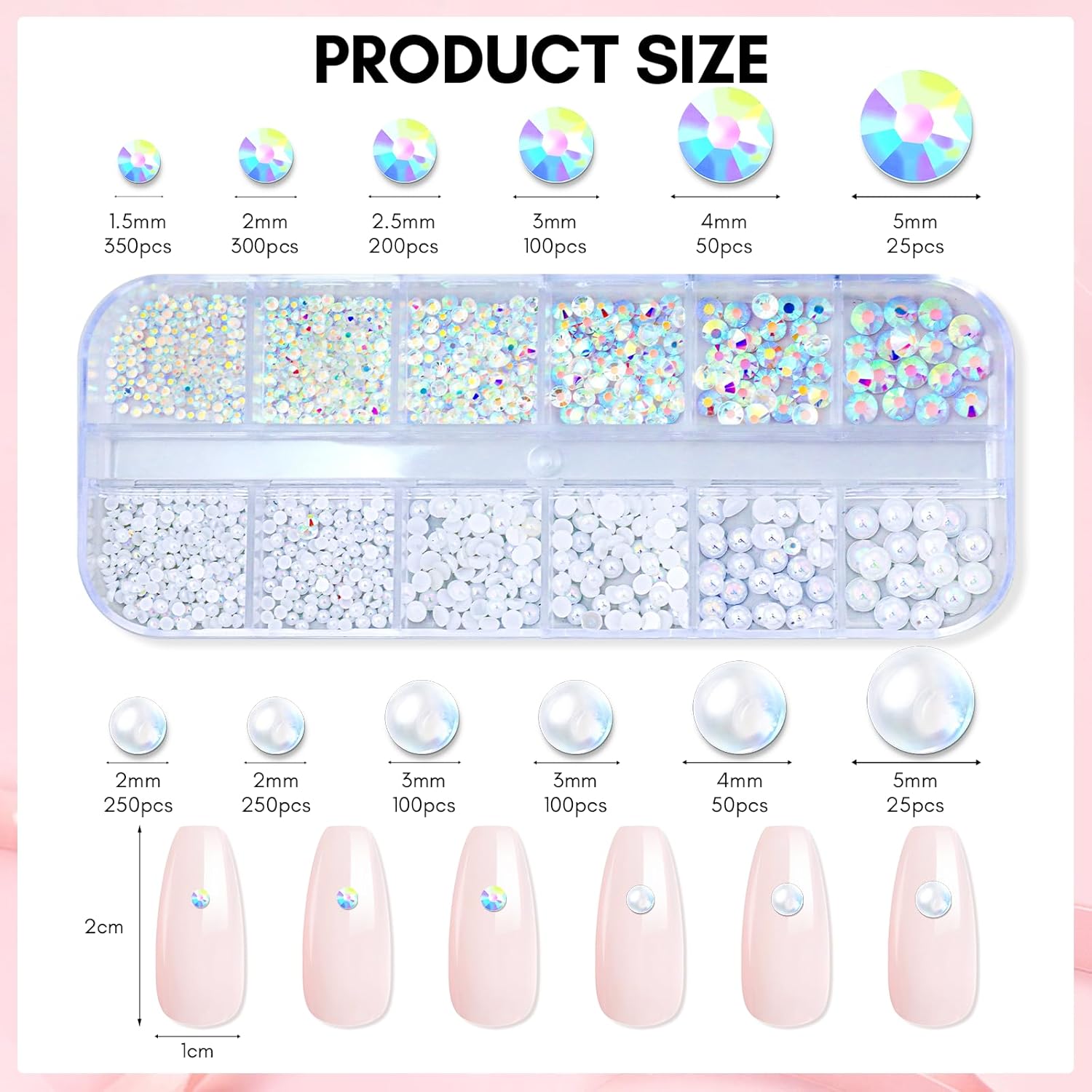 Makartt AB Rhinestones Gel Nail Glue for Gems, 8ML with Half-Round Pearl & Rhinestone Picker Tweezers, Strong Adhesive for Nail Gems, Diamond Art & Nail Charms Decoration-Velvo Beauty