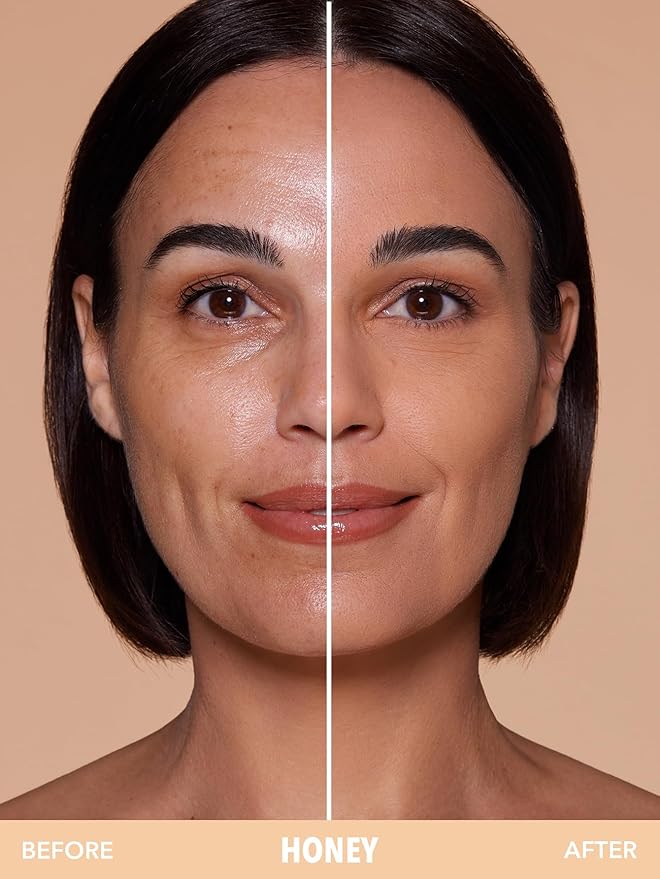 SHEGLAM SKin-Focus Full Coverage Powder Foundation Oil-Control Lightweight Face Pressed Powder Makeup-Honey-Velvo Beauty