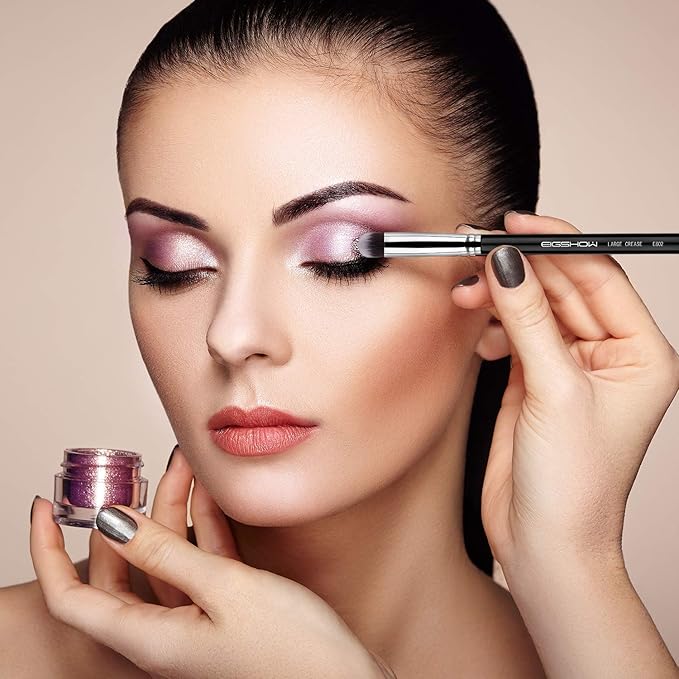 Crease Eyeshadow Brush, EIGSHOW Precision Eye Shadow Blending Brushes for Base Application Smudging Defining, Soft, Dense Bristles (E802)-Velvo Beauty