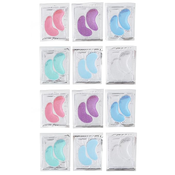 8 Pack Reusable Ice Gel Eye Pad for Puffy Eyes, Hot Cold Eye Mask, Deep Hydration and Anti Aging Effects-Velvo Beauty