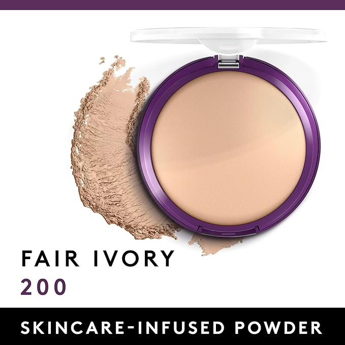 Covergirl Simply Ageless Instant Wrinkle Blurring Pressed Powder, Fair Ivory, 0.39 Ounce-Velvo Beauty