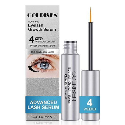 Eyelash Growth Serum, Advanced Lash Serum For Eyelash Growth with Myristoyl Pentapeptide-4 Lash Enhancing Serums For Thicker, Longer Lashes (4ml)-Velvo Beauty