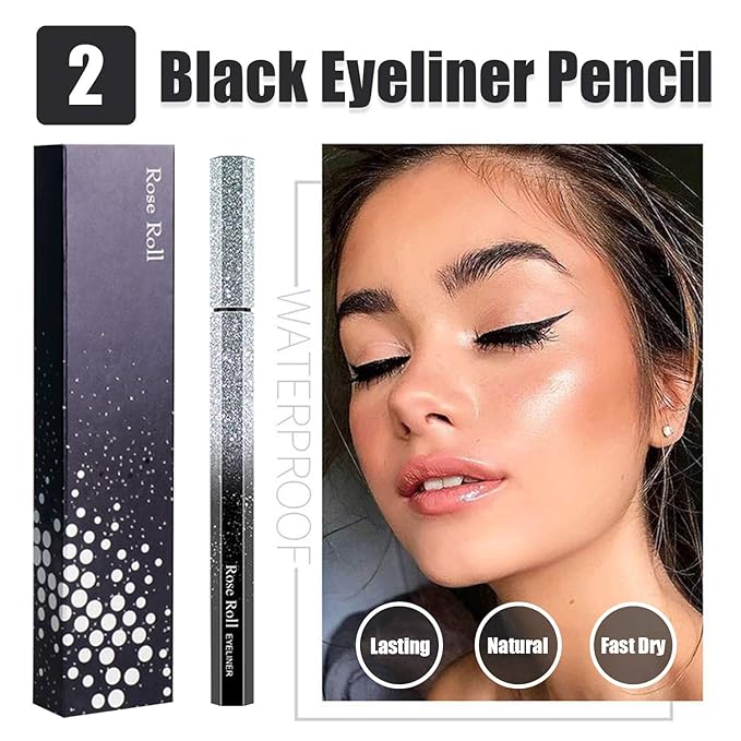 All in One Makeup Kit, Includes 12 Colors Naked Eyeshadow Palette, 5Pcs Makeup Brushes, Waterproof Eyeliner Pencils, Eyebrow Powder and Quicksand Cosmetic Bag, Gift Set for Women, Girls & Teens-Velvo Beauty