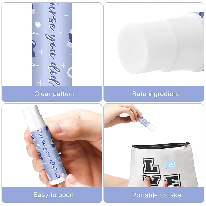 60 Pcs Nurse Appreciation Lip Balms Bulk Inspirational Nursing Moisturizing Lip Balms Gifts for Nurses Certified Nursing Assistants Nurses Day Nurses Week Gifts, Jasmine Flavor-Velvo Beauty