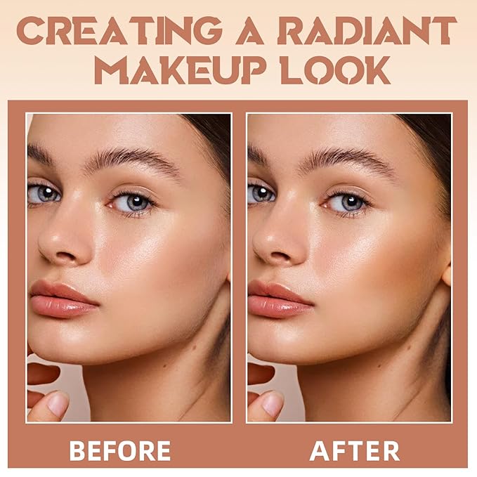 Cream Contour Stick for Cheeks Tint, Multi-Use Makeup Highlighter Blush Bronzer Stick, Natural Glow Solid Moisturizer Stick Blendable Illuminator On-the-Go Shimmer Cream Contour Makeup-02-Velvo Beauty