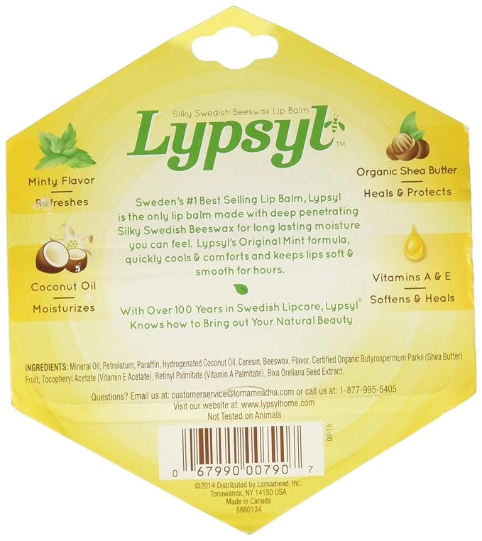 Lypsyl Lypmoisturizer Ori Size .1z Lypsyl Lypmoisturizer Original .1z (Pack of 5)-Velvo Beauty
