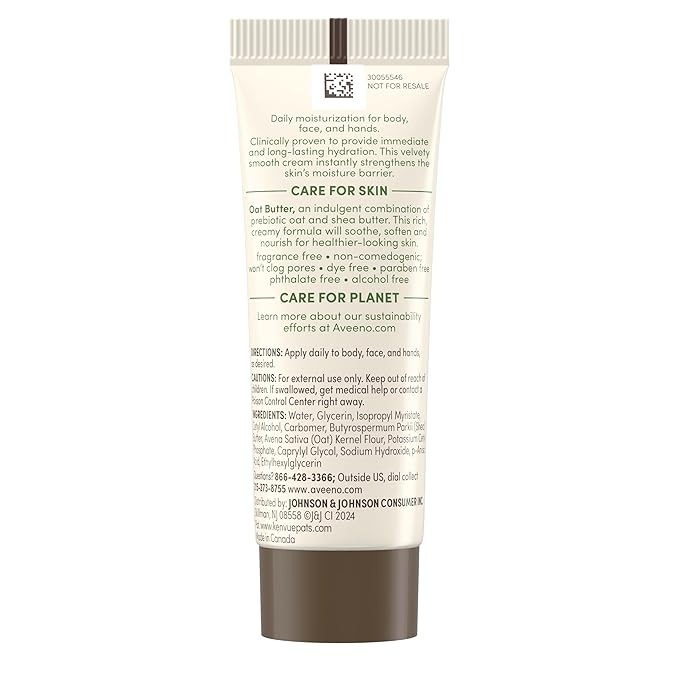 Aveeno Skincare Bundle, Positively Radiant Daily SPF 15 Facial Sunscreen Moisturizer + Soy, 4 fl. oz, & Travel Size Daily Moisturizing Cream for Body, Face, & Hands, 0.8 oz, Two Pack, 2 Items-Velvo Beauty