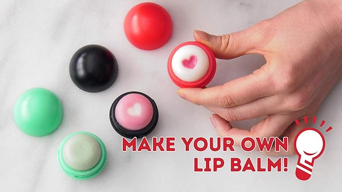 SmartLab Toys Go Natural Deluxe Lip Balm Lab with 20 Recipes, Tips and Techniques. STEM Science Lab-Velvo Beauty