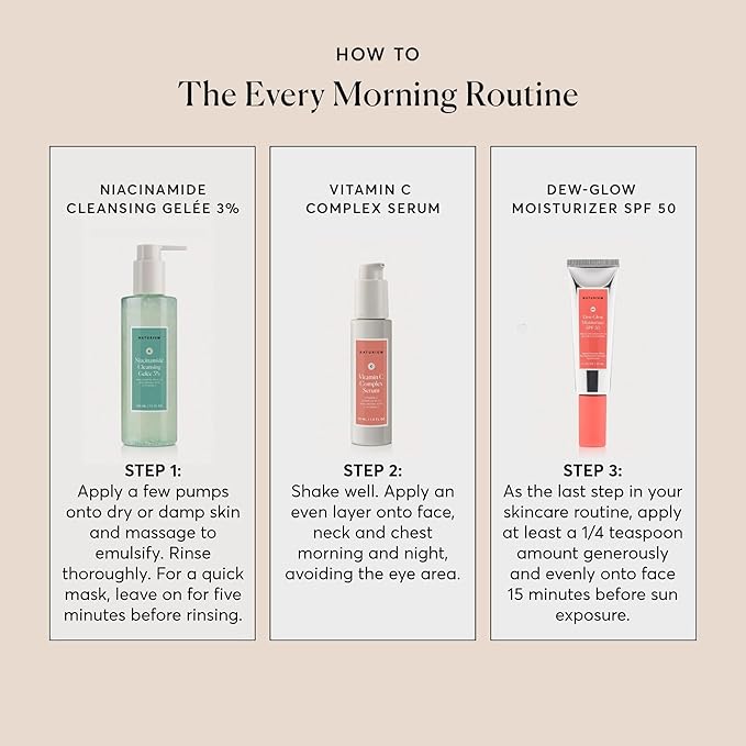 Naturium Vitamin C Complex Face Serum, Anti-Aging Facial Treatment with Hyaluronic Acid & Vitamin E, 1 oz-Velvo Beauty