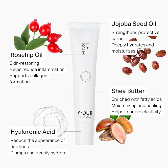 Y'OUR Skincare System, Contains: Moisturizing Cleanser, Antioxidant Day Cream, Calming Serum, Revitalizing Night Cream, Intensive Hydration Serum (Hydrating Skincare (Set of 5))-Velvo Beauty