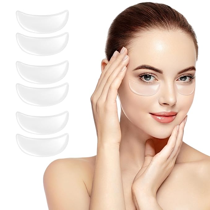 Chest Wrinkle Patches 3Pcs, Anti Wrinkle Silicone Chest Patches, Neck Wrinkles Treatment, Patches For Wrinkles Reusable Washable (Eye)-Velvo Beauty