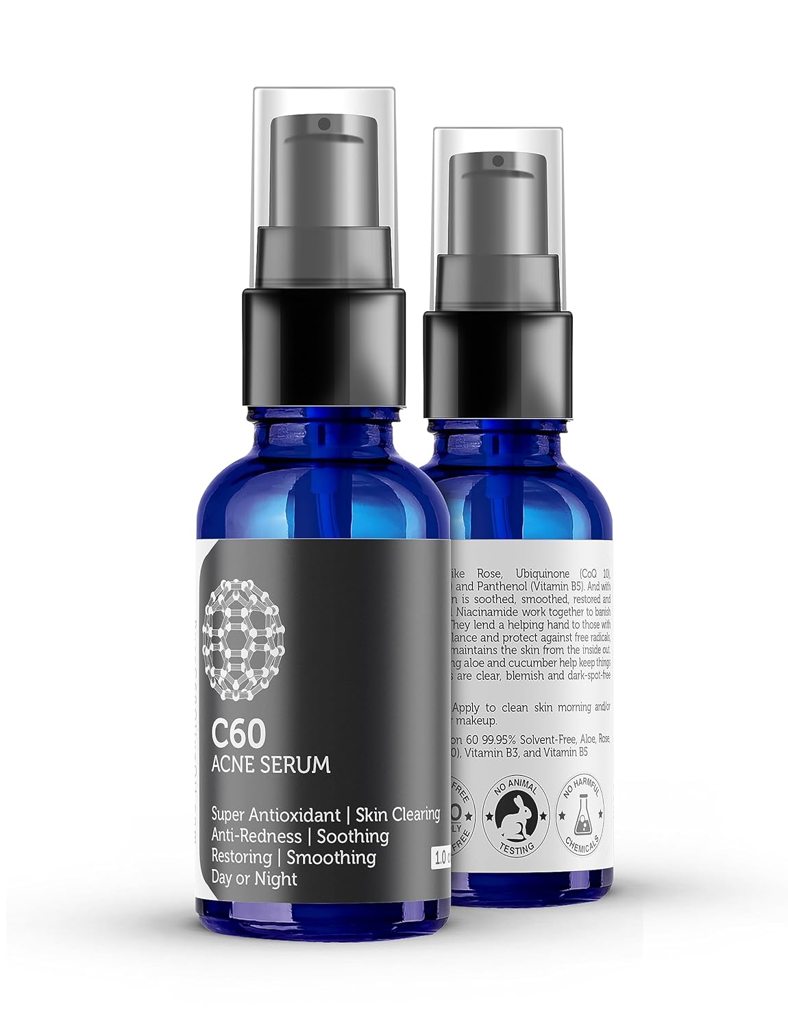 C60 Complete Skin Care Solution - Anti Aging Moisturizer, Mask, Eye Cream and Serum with Carbon 60 Superantioxidant - Brightening for Dark Spots, Even Skin Tone, Eye Area, Fine Lines & Wrinkles-Velvo Beauty