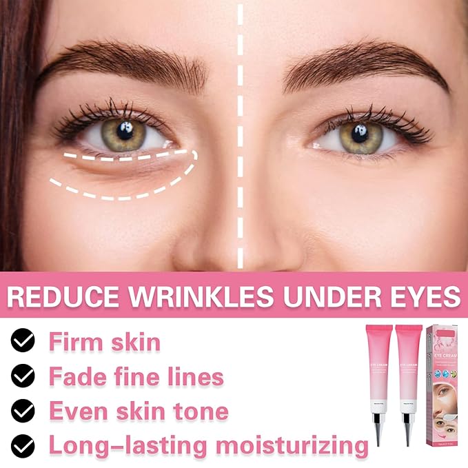 2PCS Under Eye Cream Lift Firm Skin Around the Eyes-Velvo Beauty