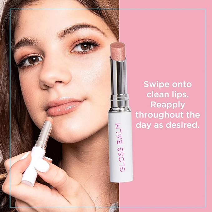 Petite 'n Pretty Full Size Glo$$ Lip Balm Trio Set - Makeup for Kids, Tweens, Teens- Hydrating, Lightweight Lip Gloss, Made in the USA (Shine Bright, Sell Out, Stocks and Bronze)-Velvo Beauty