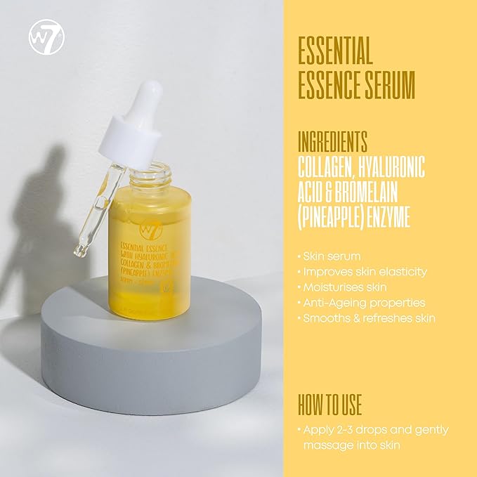 W7 Self-Care Skincare Set - 5 Step Daily Routine - Moisturizer, Serum, Toner, Cleanser & Lip Mask - Full Size Skin Care Kit for Natural, Beautiful Skin-Velvo Beauty