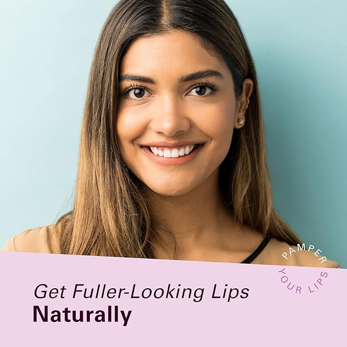 M3 Naturals Collagen Lip Plumper Clinically Proven Natural Lip Enhancer for Fuller Softer Lips Increased Elasticity Reduce Fine Lines Hydrating Plump Gloss Lipstick Primer-Velvo Beauty