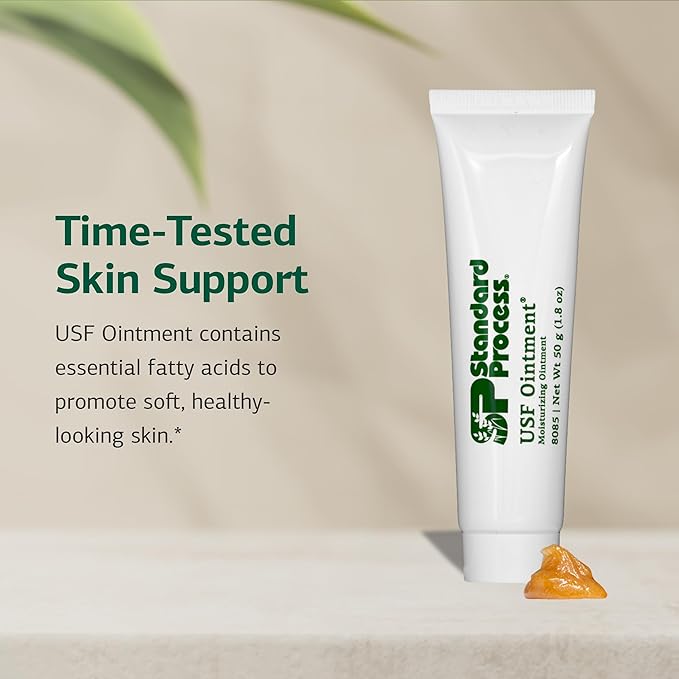 Standard Process USF Ointment - Supports Soft, Healthy Skin - Moisturizing Skin Cream for Dry Hands & Body - 1.8 oz-Velvo Beauty