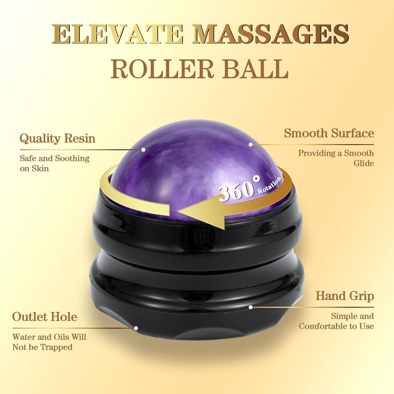 Massage Oil for Massage Therapy, Vanilla, Lavender Oil, with Massage Roller Ball, Massage Oils for Muscle Relaxing, Calming, Soothing & Moisturizing, Spa Gift Set for Her and Him-Velvo Beauty