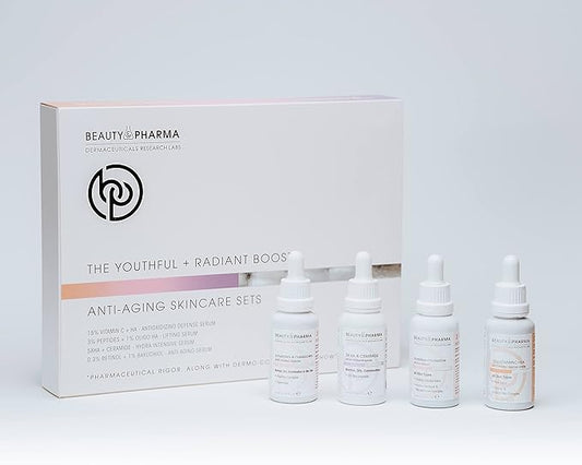 Skin Care Sets & Kits - Youthful and Radiant Anti-Aging Skin Care Sets for Women - 4-in-1 All Inclusive Skin Care Set with Easy to Use Directions-Velvo Beauty