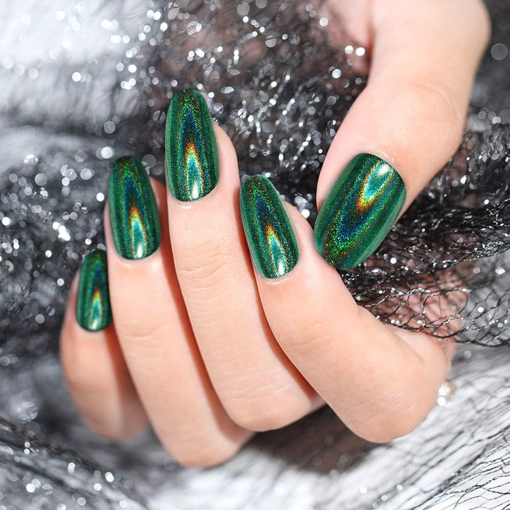 Artdone 36 Jars Chrome Nail Powder Nail Art Fimo Decoration Metallic Mirror Effect Holographic Aurora Chameleon Pigment Powder 1g/Jar Pearl for Resin Craft & Nail Art-Velvo Beauty