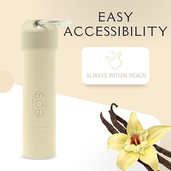 Keychain Holder EOS Lip Balm Stick (Keychain Only) - Travel Size Lip Balm Chapstick - Healing Stick - Made in USA-Velvo Beauty