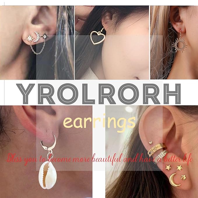 Natural Cowrie Shell Earrings Gold Boho Dangle Shell Drop Pendant Wedding Earrings Summer Beach Earrings Bridal Jewelry Gifts for Women and Girls-Velvo Beauty