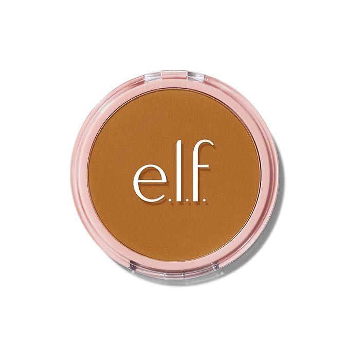 e.l.f. Halo Glow Powder Filter, Ultra-fine Finishing Powder, Smooths The Look of Pores & Fine Lines, Creates A Soft-Focus Glow, Vegan & Cruelty-Free, Deep Warm-Velvo Beauty