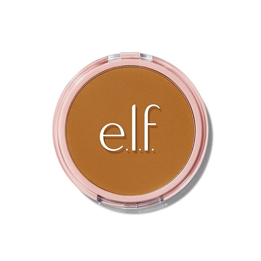 e.l.f. Halo Glow Powder Filter, Ultra-fine Finishing Powder, Smooths The Look of Pores & Fine Lines, Creates A Soft-Focus Glow, Vegan & Cruelty-Free, Deep Warm-Velvo Beauty